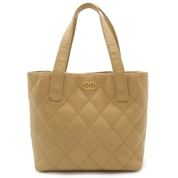 Chanel Wild Stitch Leather Tote Bag - Picture 1 of 9